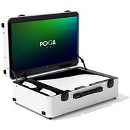 POGA Lux - PlayStation 5 utazótáska LED monitorral - fehér színben - Bőrönd