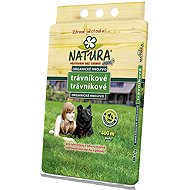 Torn packaging - Lawn fertilizer AGRO - organic NATURA (more than 50% of perfect content) - Lawn Fertilizer