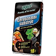 Torn packaging - AGRO Black Earth Substrate - for the entire garden (more than 50% of the content is - Substrate