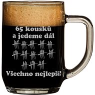 Half a pint for the brewer on his 65th birthday - Glass