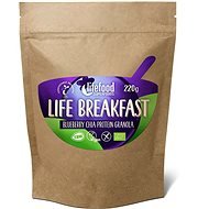 Lifefood Life Breakfast Bio Raw Granola čučoriedková s chia semienkami - Granola