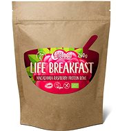 Lifefood Life Breakfast Organic Raw Raspberry with Macadamia - Protein Puree