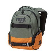 Nugget Bradley 3 Backpack Heather Military/Heather Camel - Városi hátizsák