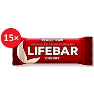 Lifefood Organic Lifebar, Cherry,15pcs - Raw Bar