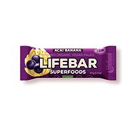 Lifefood Organic Lifebar Plus, Acai with Banana, 15pcs - Raw Bar