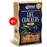 Lifefood CRACKERS Olive RAW BIO - 8 pcs - Raw crackers BIO