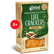 Lifefood CRACKERS Rosemary RAW BIO - 8 pcs - Raw crackers BIO