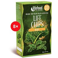 LIFE CHIPS z kadeřávku RAW BIO – 8 ks - Raw vegetable chips BIO