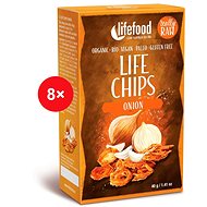 Lifefood LIFE CHIPS onion RAW BIO - 8 pcs - Raw vegetable chips BIO