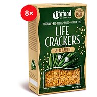 Lifefood CRACKERS with Bear Garlic RAW BIO - 8 pcs - Crackers