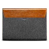 totoc Premium Sleeve - 13“ MacBook Pro / Air (2016+), Grey, Cognac - Laptop Case