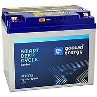 GOOWEI ENERGY OTD75-12, Battery 12V, 75Ah, DEEP CYCLE - Traction Battery