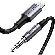 Ugreen Lightning MFi to 3,5 mm Jack (M) Cable Silver 1 m - Dátový kábel