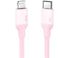 UGREEN USB-C to Lightning Silicone Cable 1m Pink - Adatkábel
