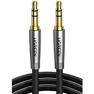 UGREEN 3.5mm Cable Male to Male Alu Case Braid, 1m - ezüstszürke - Audio kábel