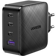 UGREEN GaN 65W Wall Charger (3x USB-C + 1x USB-A) Black - Ladegerät