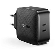 Ugreen 66W Dual USB-C Fast Charger (Black) - Nabíječka do sítě