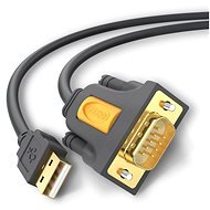 Ugreen USB 2.0 to RS-232 COM Port DB9 (M) Adapter Cable Black 3m - Átalakító