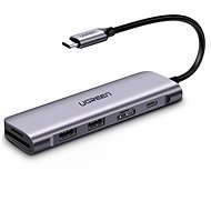 Ugreen USB-C To HDMI, 2 x USB-A 3.0, SD/TF+PD Converter - Port Replicator