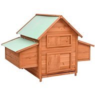 SHUMEE Chicken coop 152 × 96 × 110 cm solid fir wood - Henhouse