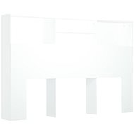 SHUMEE Čelo postele s úložným prostorem bílé 160 × 19 × 103,5 cm - Headboard