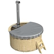 Viborg bathing tub with internal heater - Wooden Hot Tub