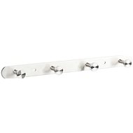 WALTECO Hanger bar round, 4 hooks, stainless steel - Coat Hanger