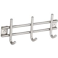 WALTECO Hanger bar 220x85mm 3 hooks, stainless steel - Coat Hanger