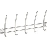 WALTECO Hanger bar 380x165mm 5 hooks, stainless steel - Coat Hanger