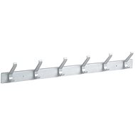 WALTECO Hanger rail 6 hooks 465m, aluminium anodized - Coat Hanger