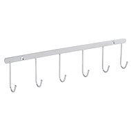 WALTECO Věšáková lišta 6 háčků, chrom - Coat Hanger