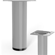 Walteco Nábytková noha O30x100mm, šedá - Nohy ke stolu