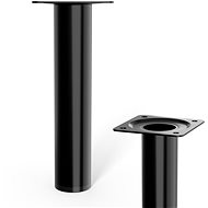 Walteco Nábytková noha O30x150mm, černá - Nohy ke stolu