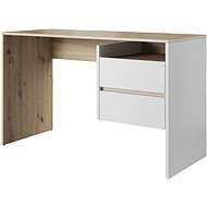 Writing desk PACO 3 in artisan oak, white - Writing Desk