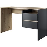 Writing desk PACO 3 in artisan oak, anthracite - Writing Desk