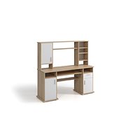 Desk VIGO in oak sonoma decor, white - Writing Desk