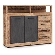 WIP MWB Commode Luna Midi A, decor light oak - Chest of Drawers