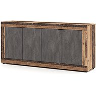 Chest of drawers Lunea 4D, Old Style Dark/Matera - Chest of Drawers
