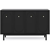 Mazoma chest of drawers 4D, black - Chest of Drawers