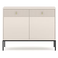 Maggiore MA02/2D2S, cashmere, black legs, gold handles, package 1/2 - Chest of Drawers