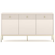 Maggiore MA03 3D3S cashmere, gold legs, gold handles, 2/2 package - Chest of Drawers