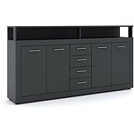 Luna XXL chest of drawers, anthracite - Chest of Drawers