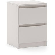 Bedside table Simple cashmere matt 2S 40 - Night Stand