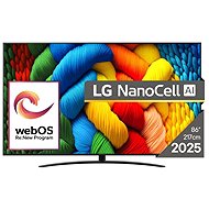 86" LG 86NANO81A3A - Television