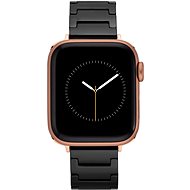 Anne Klein Řemínek pro Apple Watch 38mm / 40mm / 41mm slitinový, černý - Watch Strap