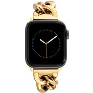 Anne Klein Řemínek řetízkový pro Apple Watch 38mm / 40mm / 41mm zlatý, 24 cm - Watch Strap