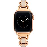 Anne Klein Strap pink enamel for Apple Watch 38mm / 40mm / 41mm rose gold - Watch Strap