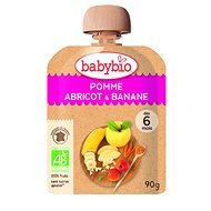 BABYBIO Apple, apricot, banana 90 g - Baby Food