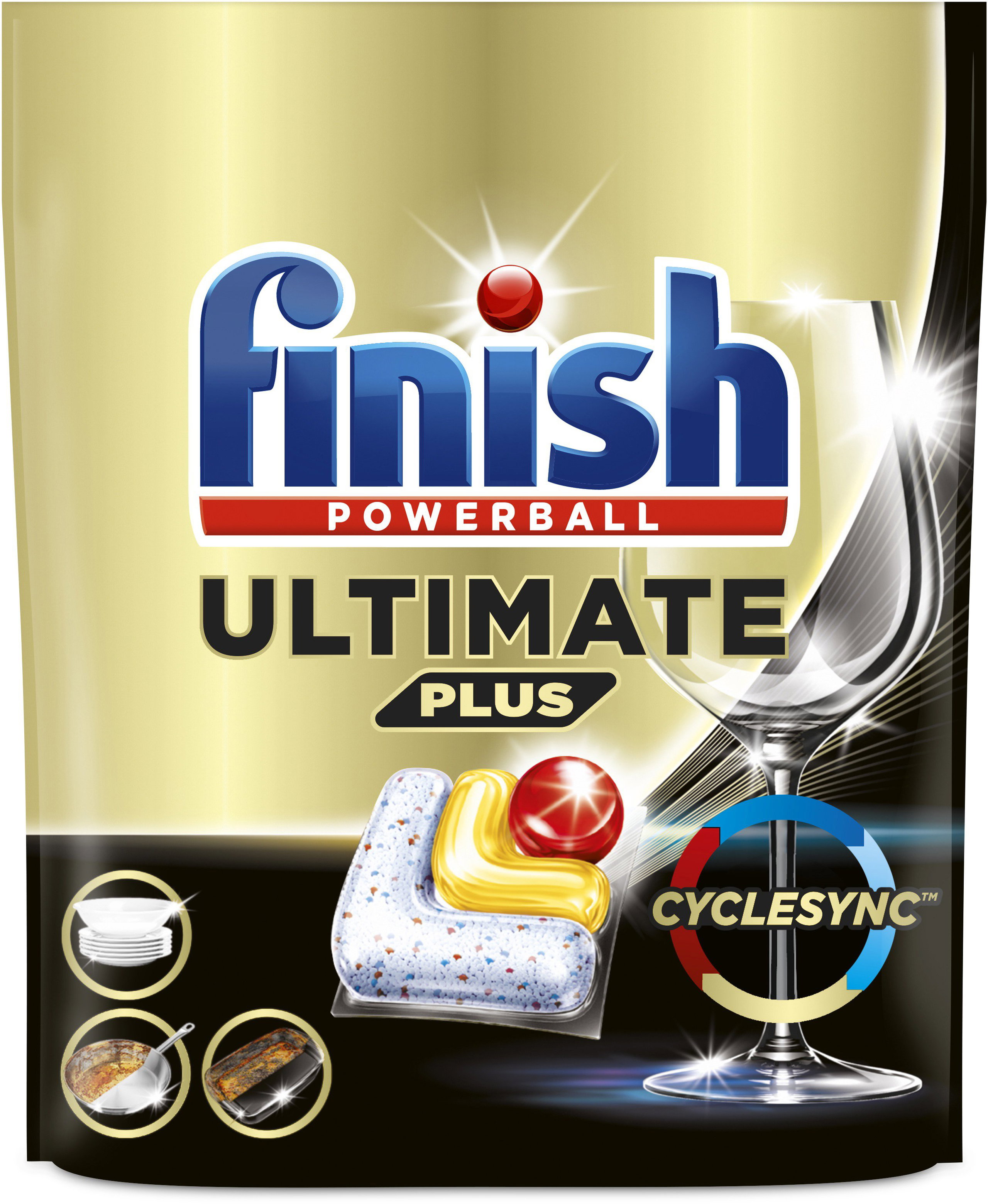 FINISH Ultimate Plus All in 1, 4 pcs - Dishwasher Tablets