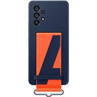 Samsung Galaxy A53 5G Silikonový kryt s poutkem námořnická modrá - Kryt na mobil